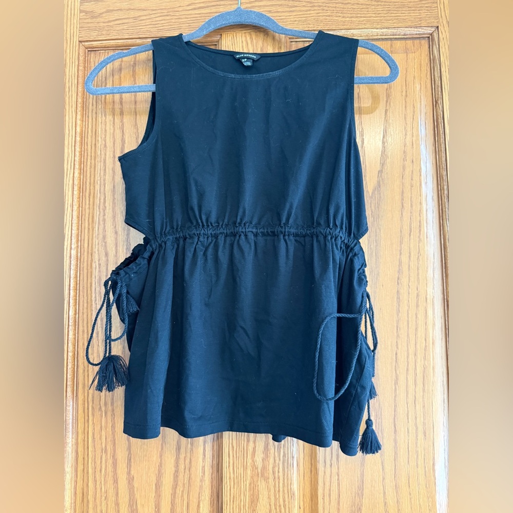 Club Monaco black sleeveless top